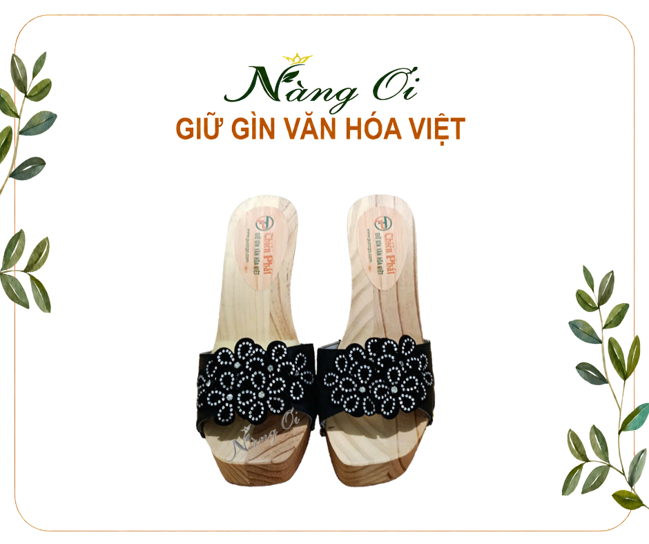guốc gỗ thông
